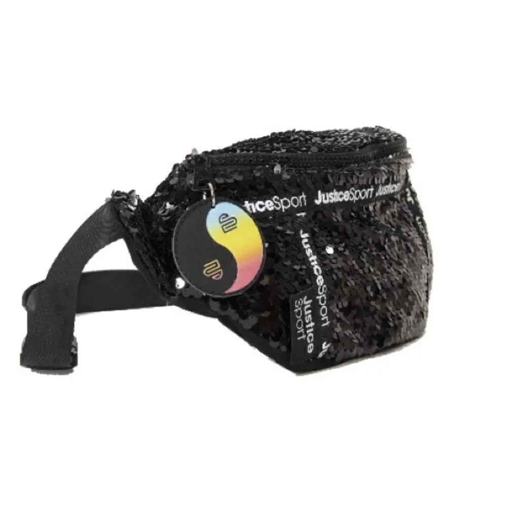 Justice Girls Fashion Bag Waist FannyPack Crossbody & Keychain Coin Purse